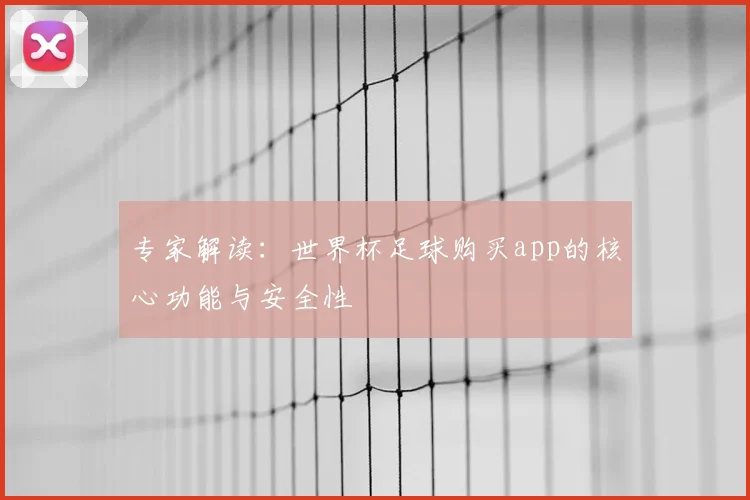 专家解读：世界杯足球购买app的核心功能与安全性